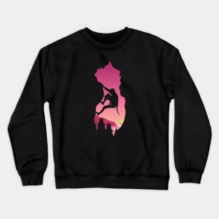 Mountain Climbing | Mountaineer | Climbing sport art Crewneck Sweatshirt